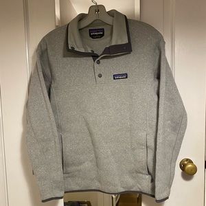 Gray Patagonia Half-Zip Womens Small
